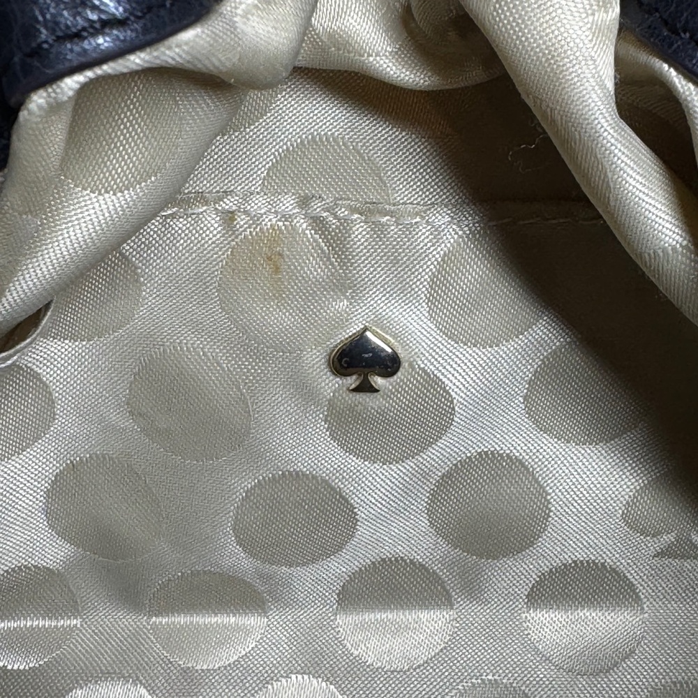 Kate Spade Black Pebbled Leather Bucket Bag EUC - Picture 11 of 12